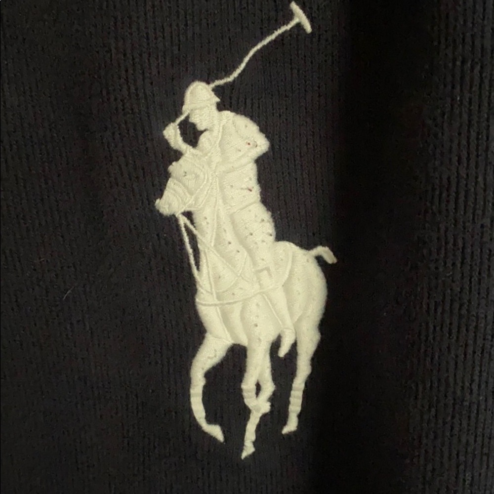 Vintage Polo Pony Team USA half zip sweater 2XB